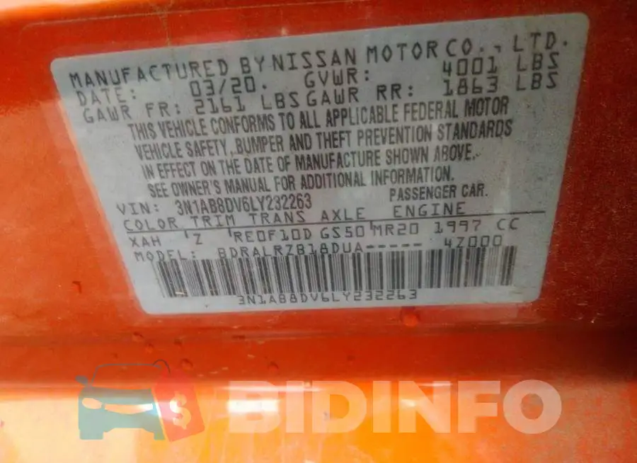 3N1AB8DV6LY232263 Photo# 9