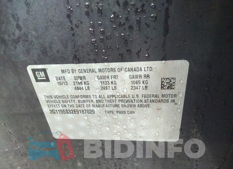2G1155S32E9187029 Photo# 9