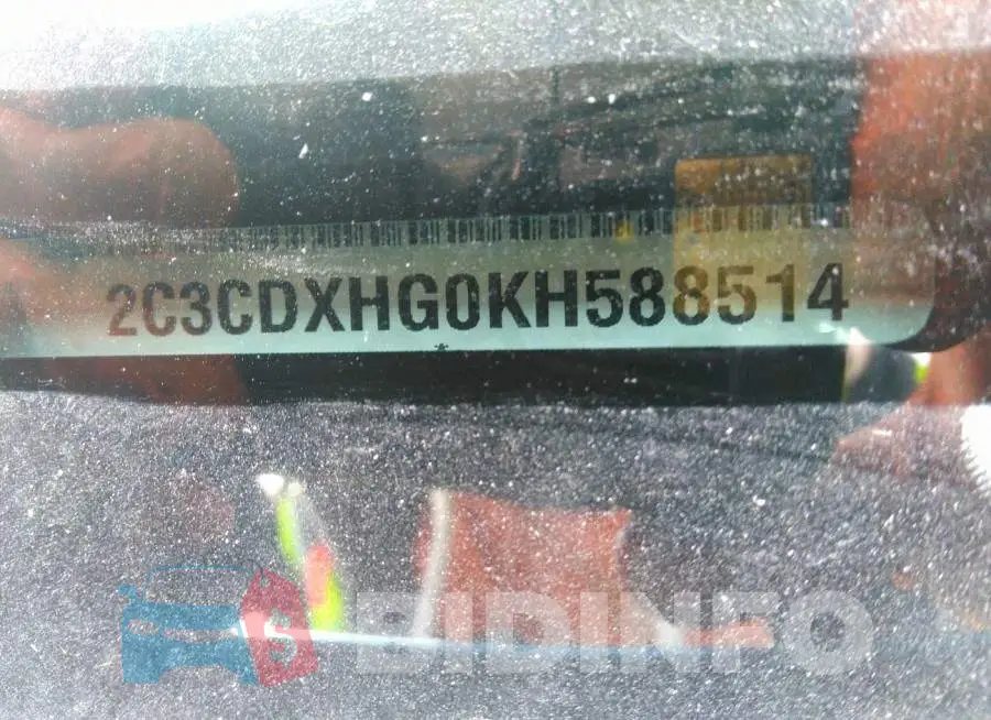 2C3CDXHG0KH588514 Photo# 9