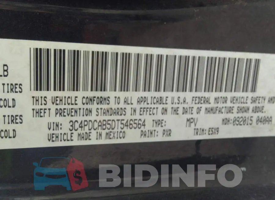 3C4PDCAB5DT546564 Photo# 9