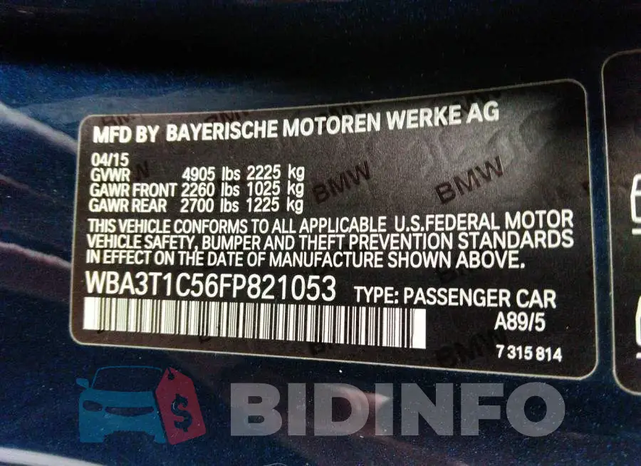 WBA3T1C56FP821053 Photo# 9
