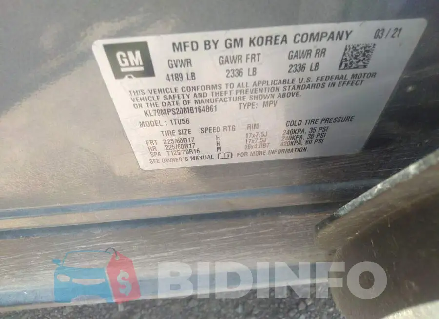 KL79MPS20MB164861 Photo# 9