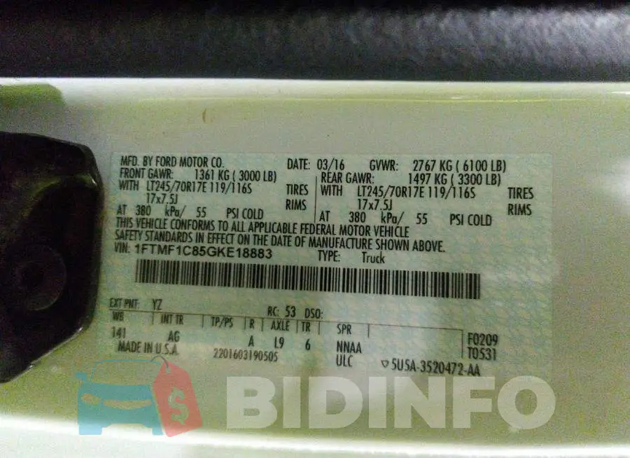 1FTMF1C85GKE18883 Photo# 9
