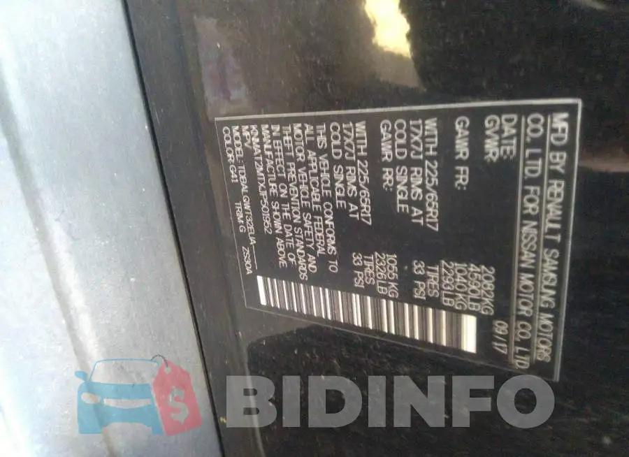 KNMAT2MTXJP501952 Photo# 9