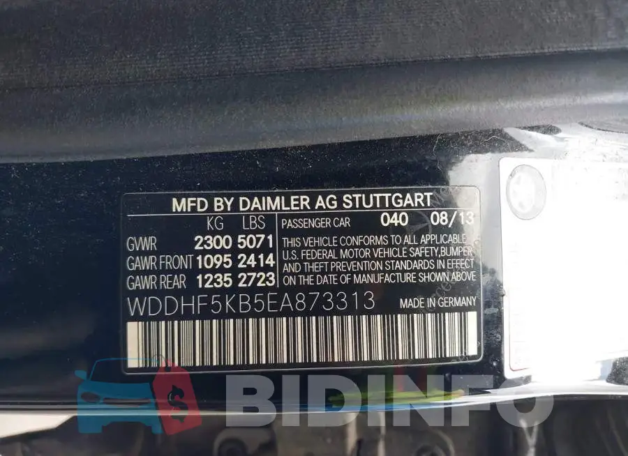 WDDHF5KB5EA873313 Photo# 9
