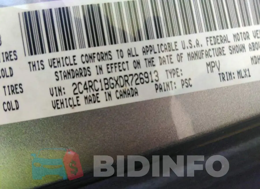 2C4RC1BGXDR726913 Photo# 9