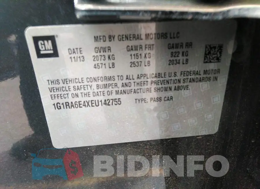 1G1RA6E4XEU142755 Photo# 9