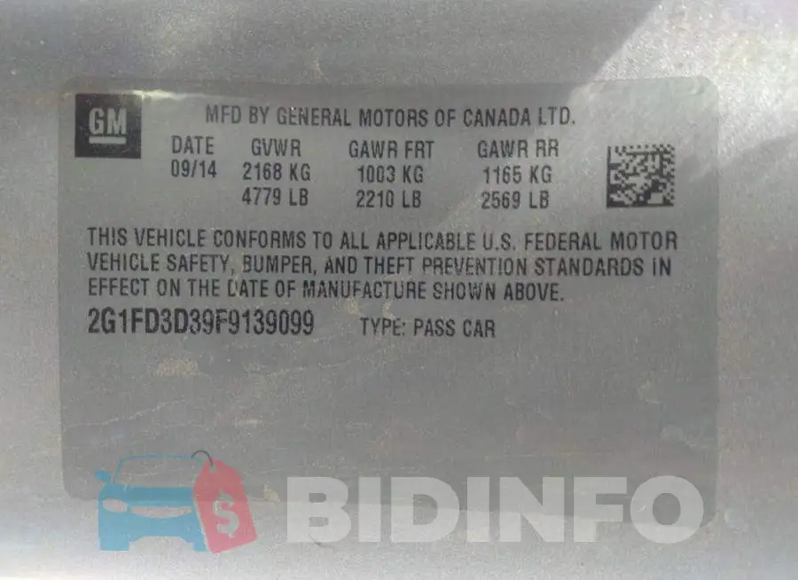 2G1FD3D39F9139099 Photo# 9
