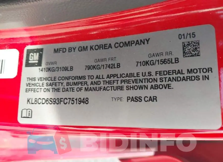 KL8CD6S93FC751948 Photo# 9