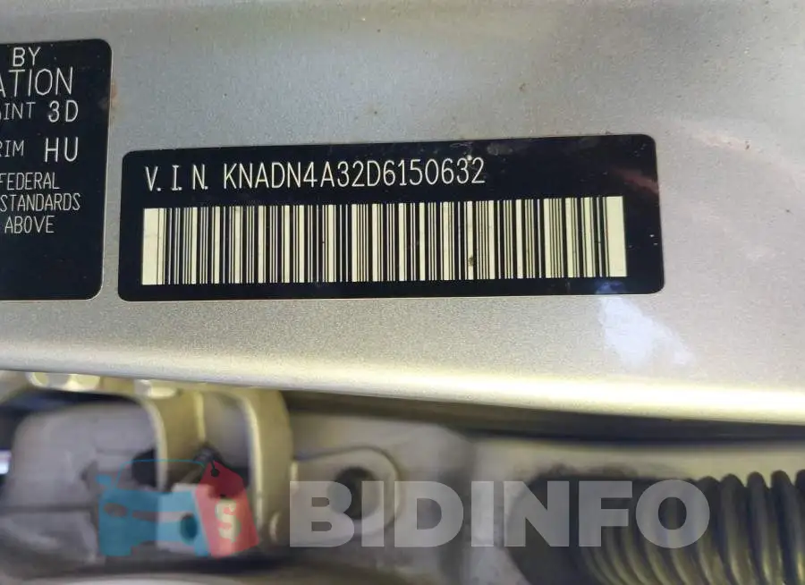 KNADN4A32D6150632 Photo# 9