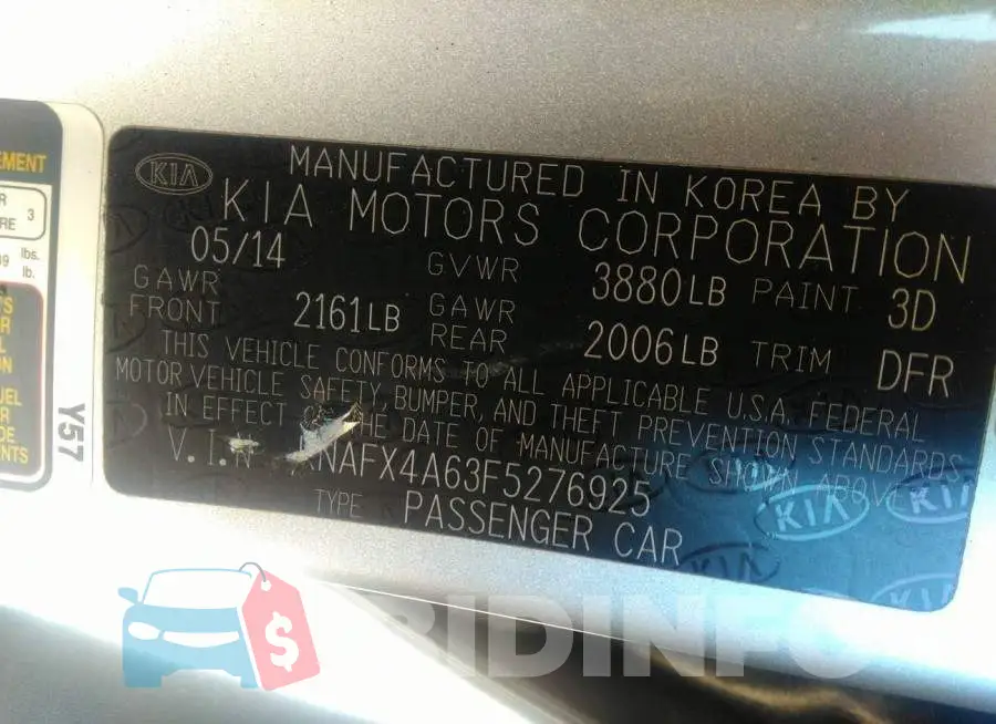 KNAFX4A63F5276925 Photo# 9