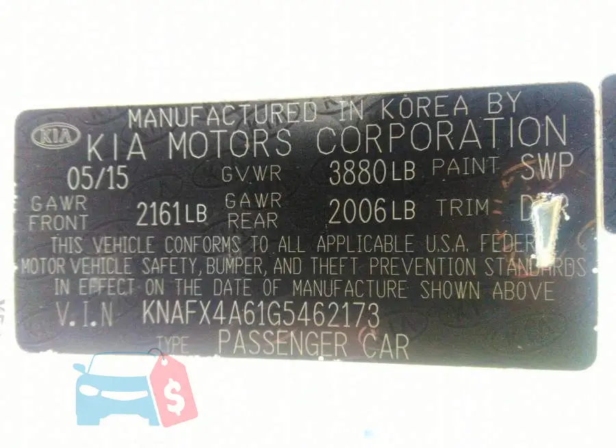 KNAFX4A61G5462173 Photo# 9