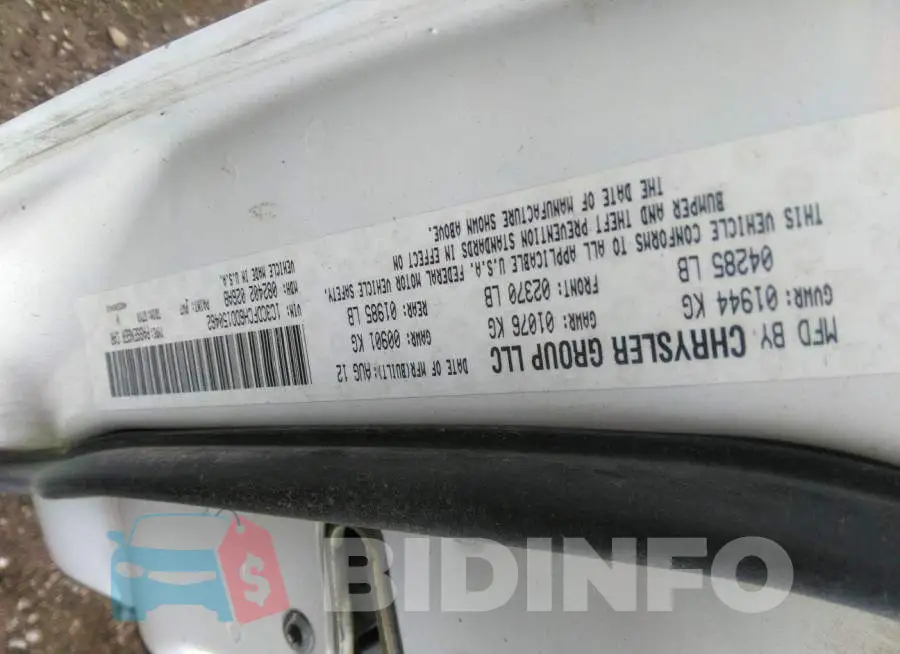 1C3CDFCH6DD150462 Photo# 9