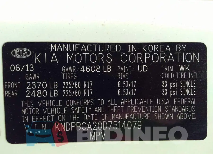 KNDPBCA20D7514079 Photo# 9