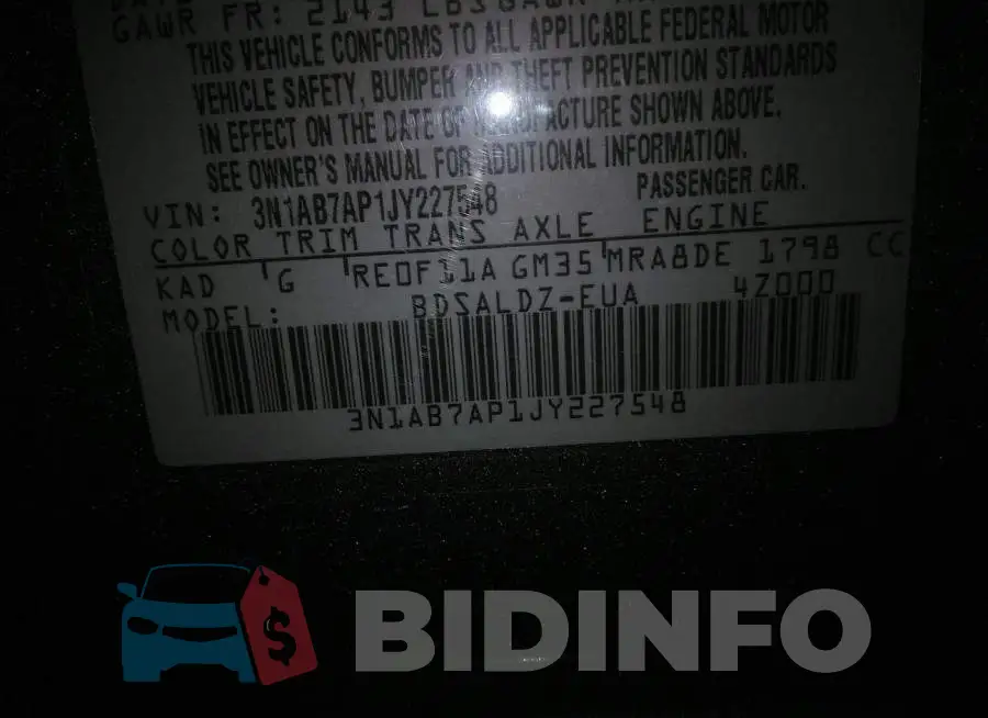 3N1AB7AP1JY227548 Photo# 9