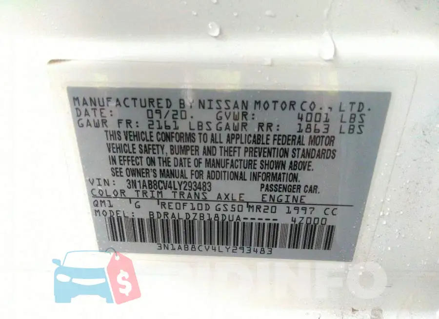3N1AB8CV4LY293483 Photo# 9