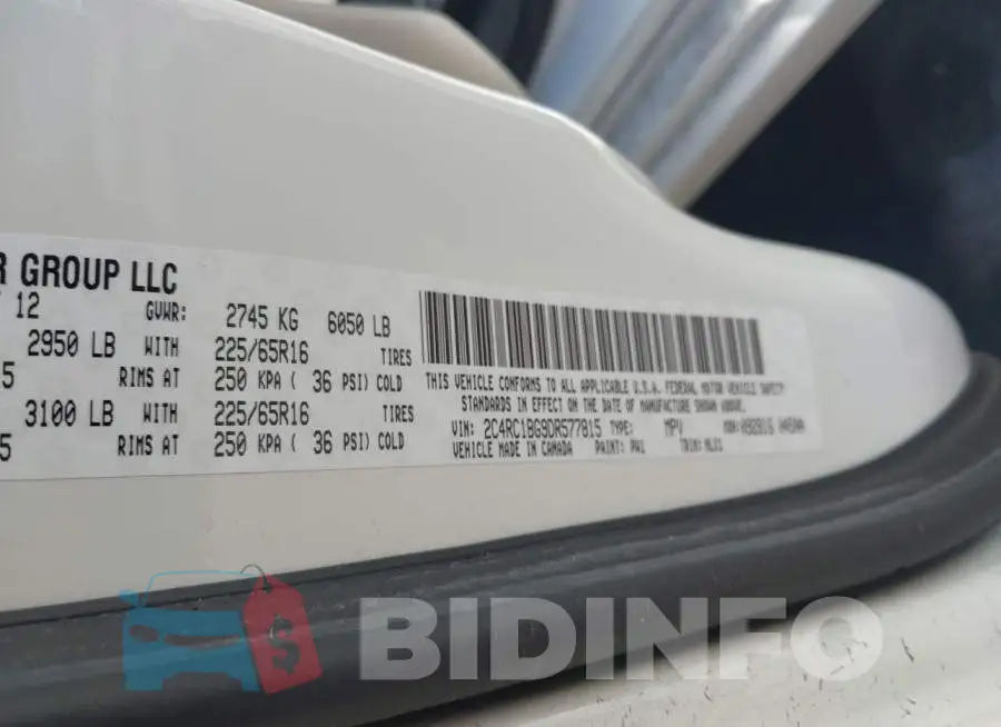 2C4RC1BG9DR577815 Photo# 9