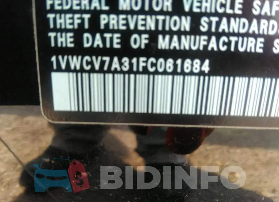 1VWCV7A31FC061684 Photo# 9