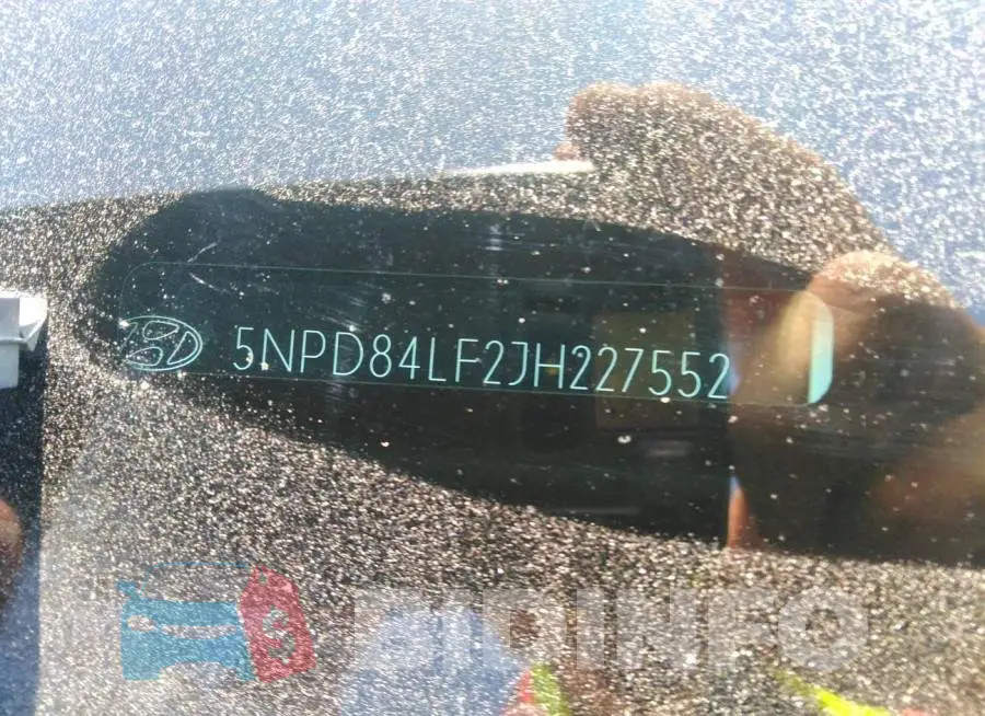5NPD84LF2JH227552 Photo# 9