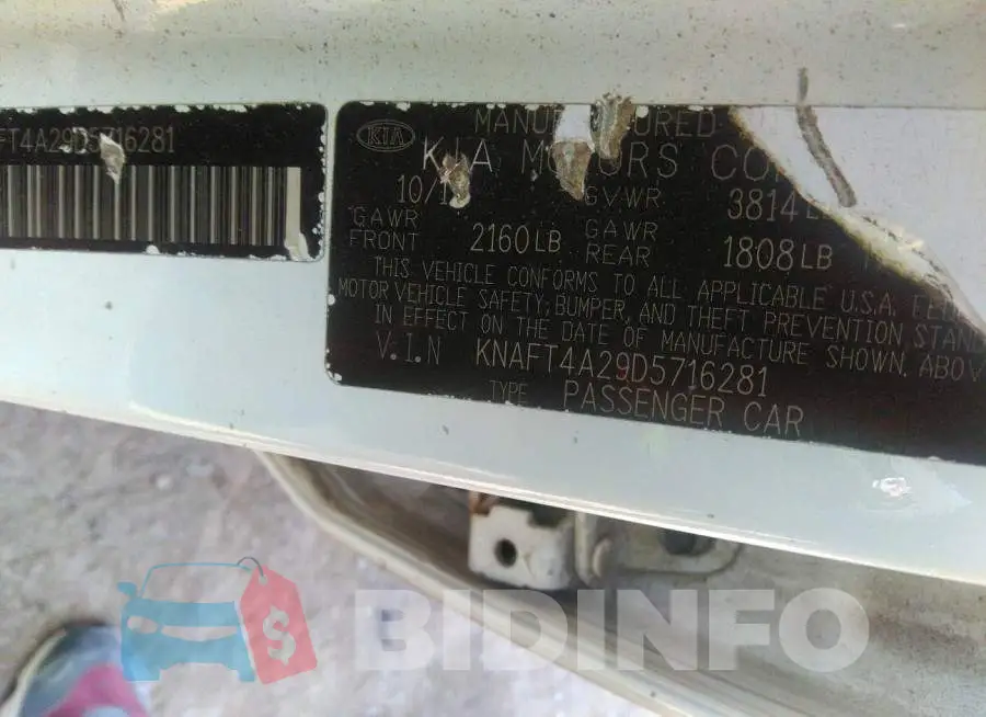KNAFT4A29D5716281 Photo# 9