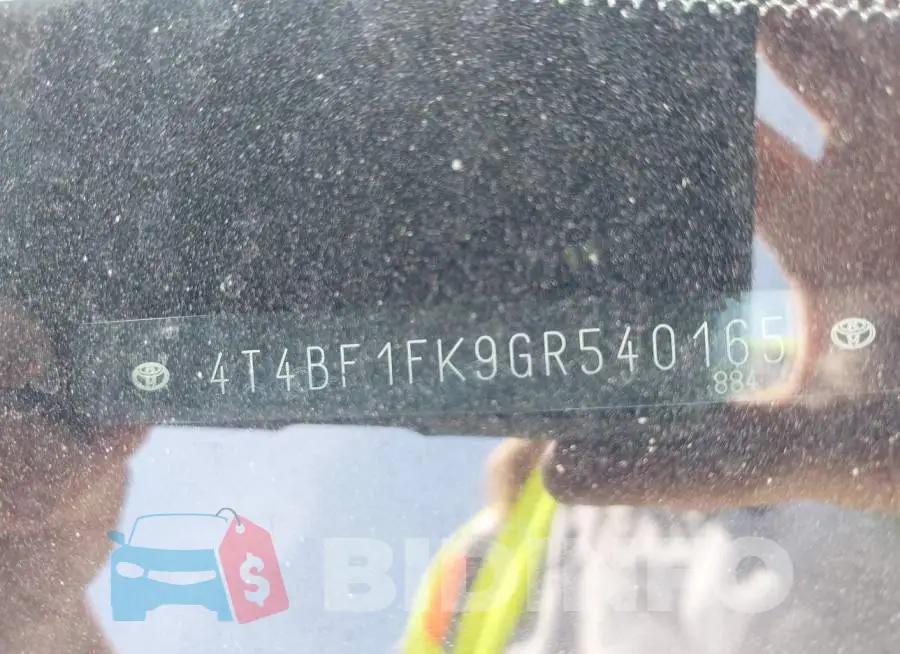 4T4BF1FK9GR540165 Photo# 9
