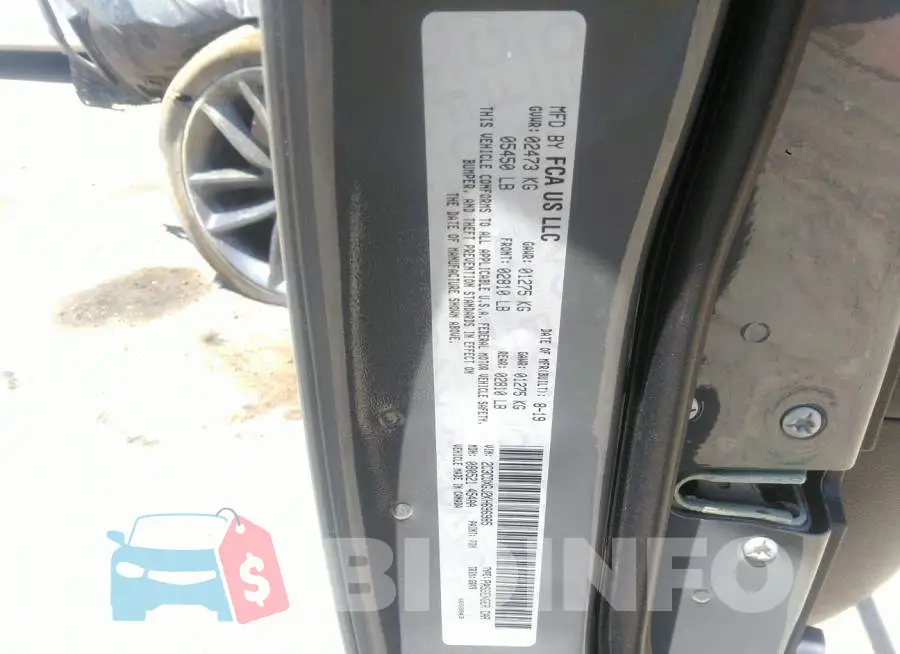 2C3CDXGJ2KH696985 Photo# 9
