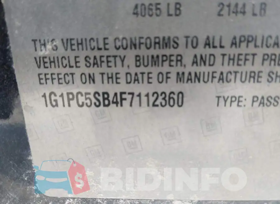 1G1PC5SB4F7112360 Photo# 9