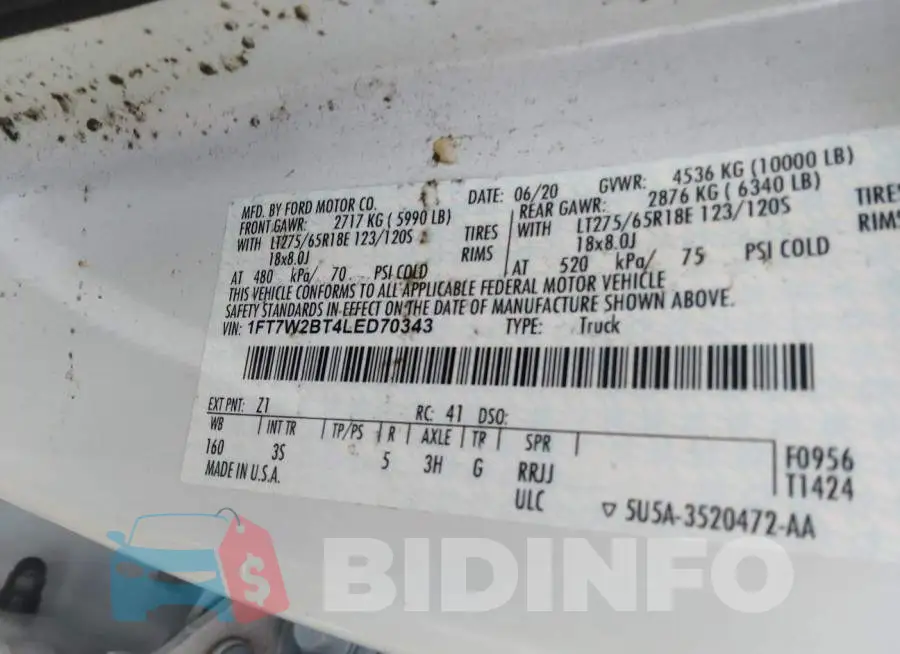 1FT7W2BT4LED70343 Photo# 9