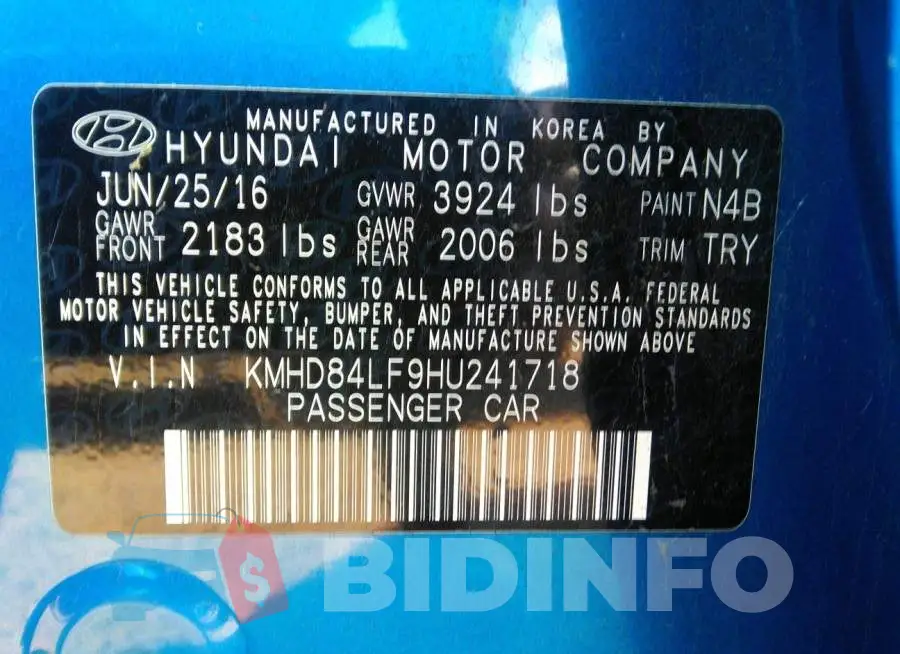 KMHD84LF9HU241718 Photo# 9