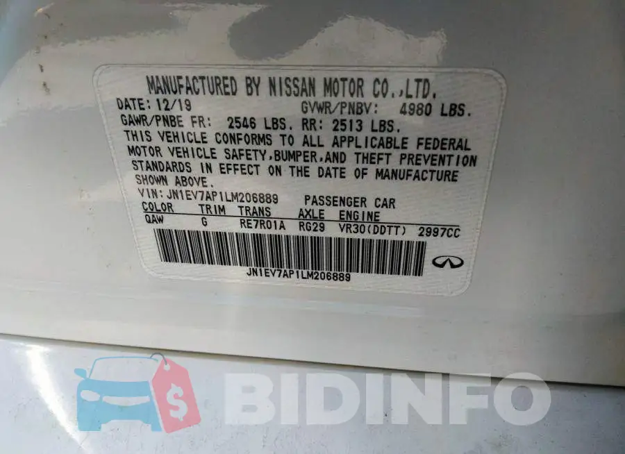 JN1EV7AP1LM206889 Photo# 9