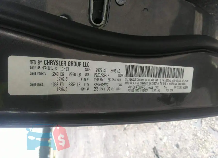 3C4PDCBG7ET158392 Photo# 9