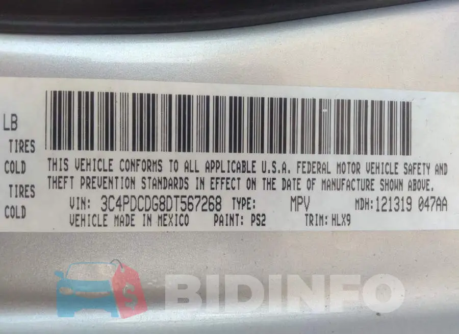 3C4PDCDG8DT567268 Photo# 9