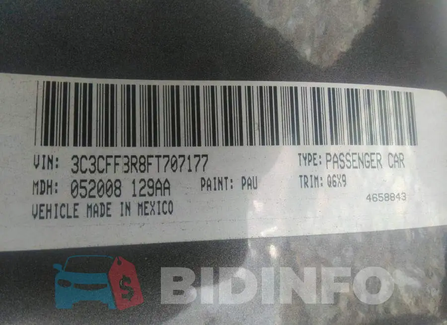 3C3CFFBR8FT707177 Photo# 9