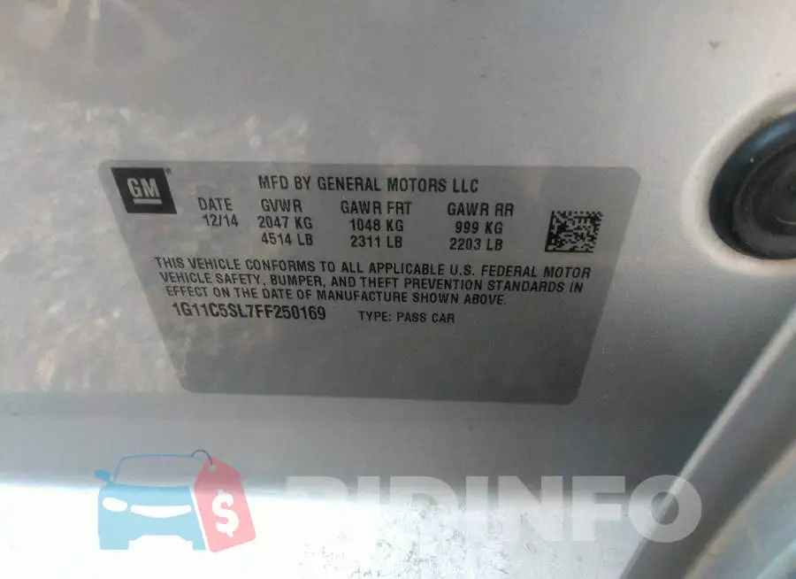 1G11C5SL7FF250169 Photo# 9