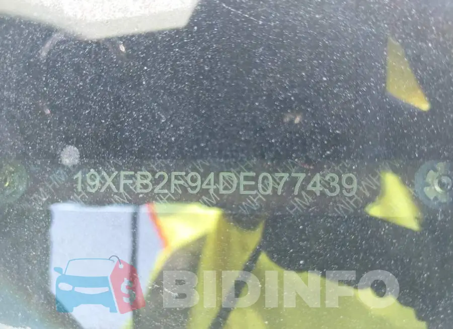 19XFB2F94DE077439 Photo# 9