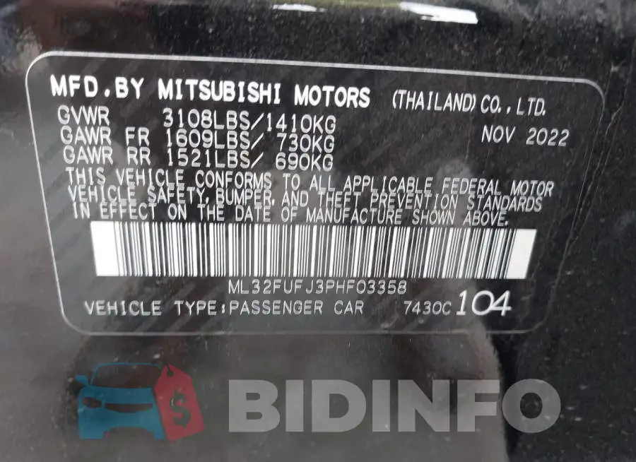 ML32FUFJ3PHF03358 Photo# 9
