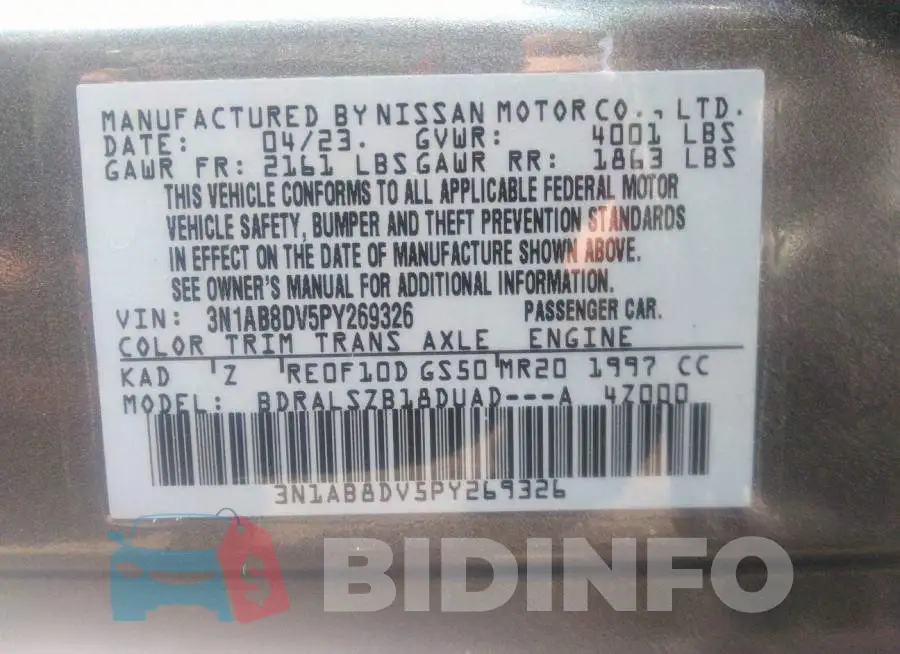 3N1AB8DV5PY269326 Photo# 9