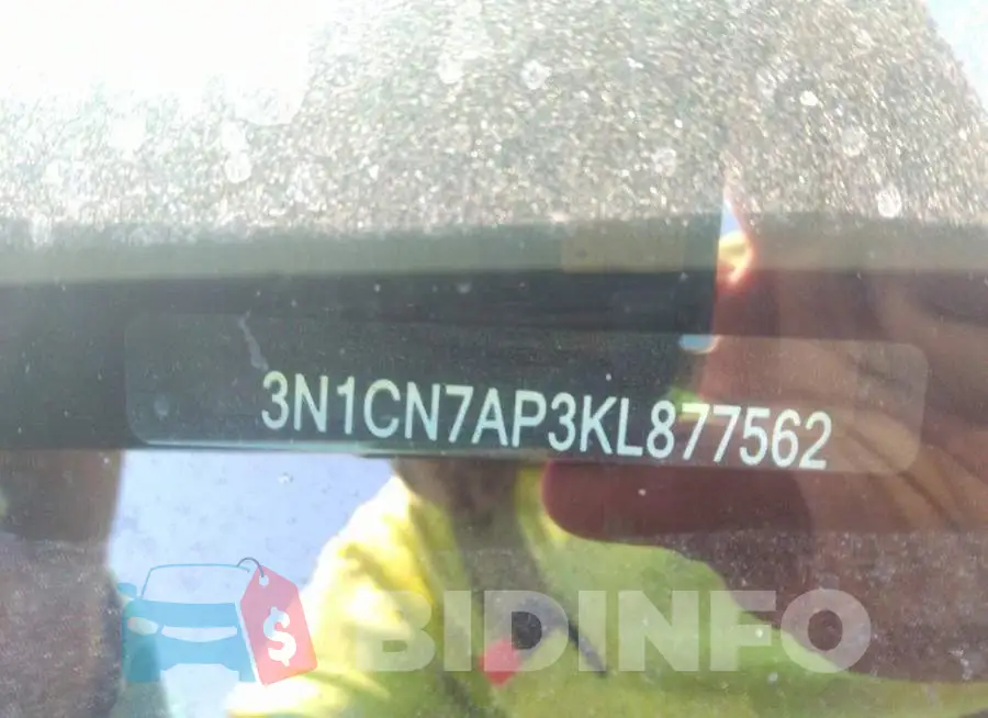 3N1CN7AP3KL877562 Photo# 9