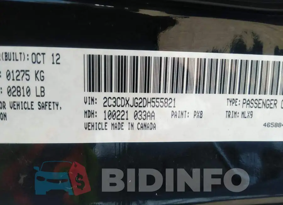 2C3CDXJG2DH555821 Photo# 9