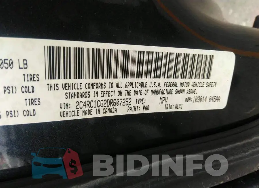 2C4RC1CG2DR607252 Photo# 9