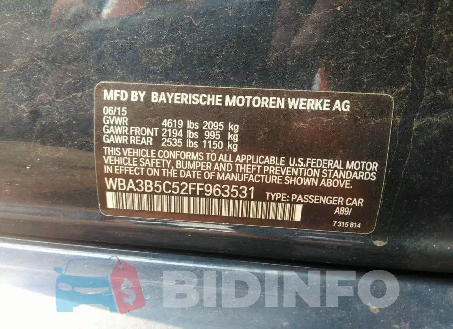 WBA3B5C52FF963531 Photo# 9