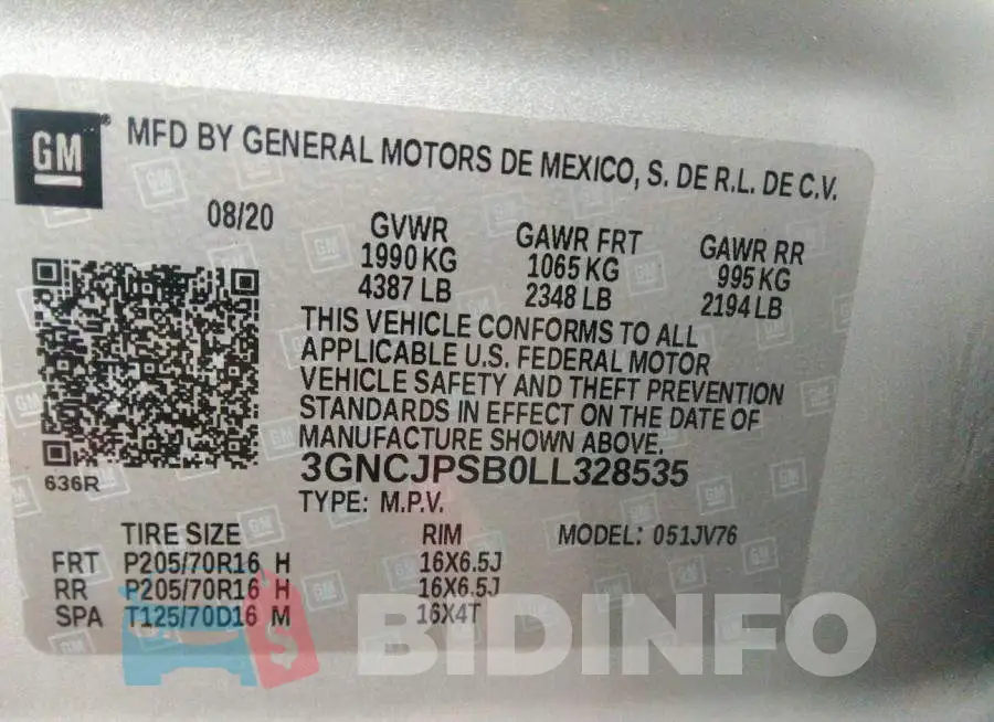 3GNCJPSB0LL328535 Photo# 9