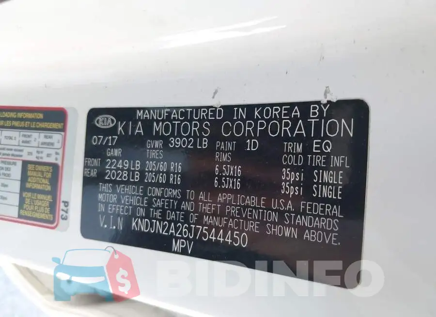 KNDJN2A26J7544450 Photo# 9