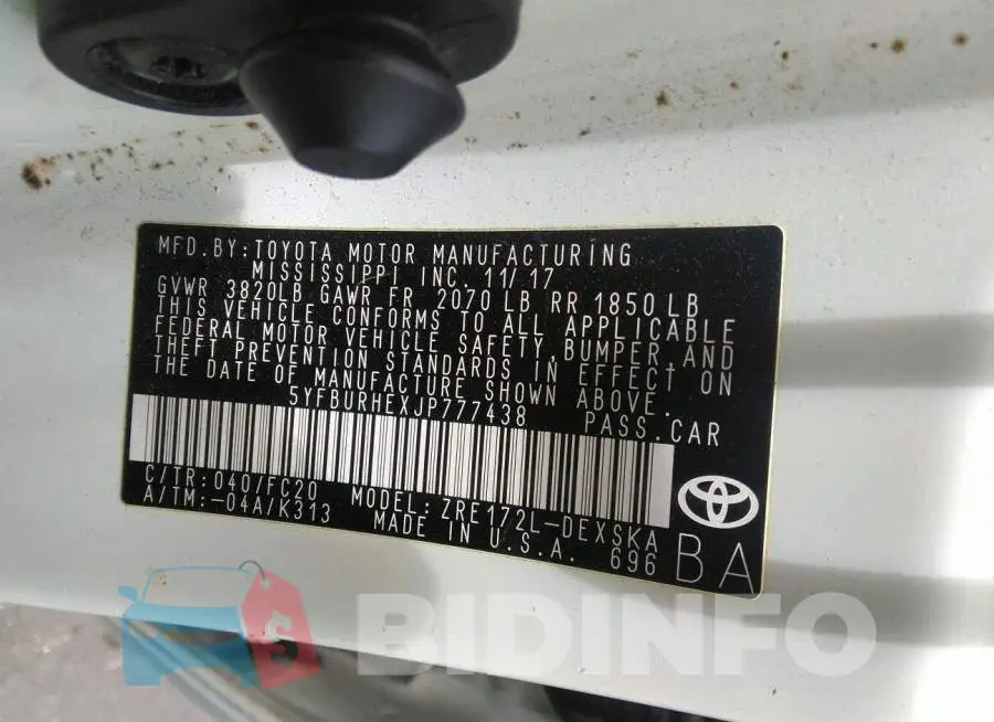 5YFBURHEXJP777438 Photo# 9