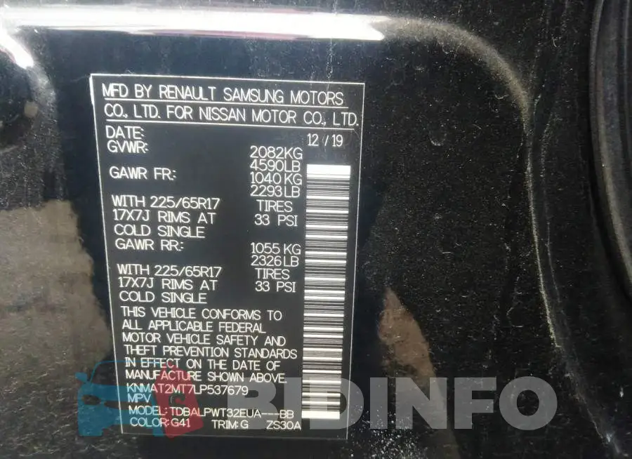 KNMAT2MT7LP537679 Photo# 9
