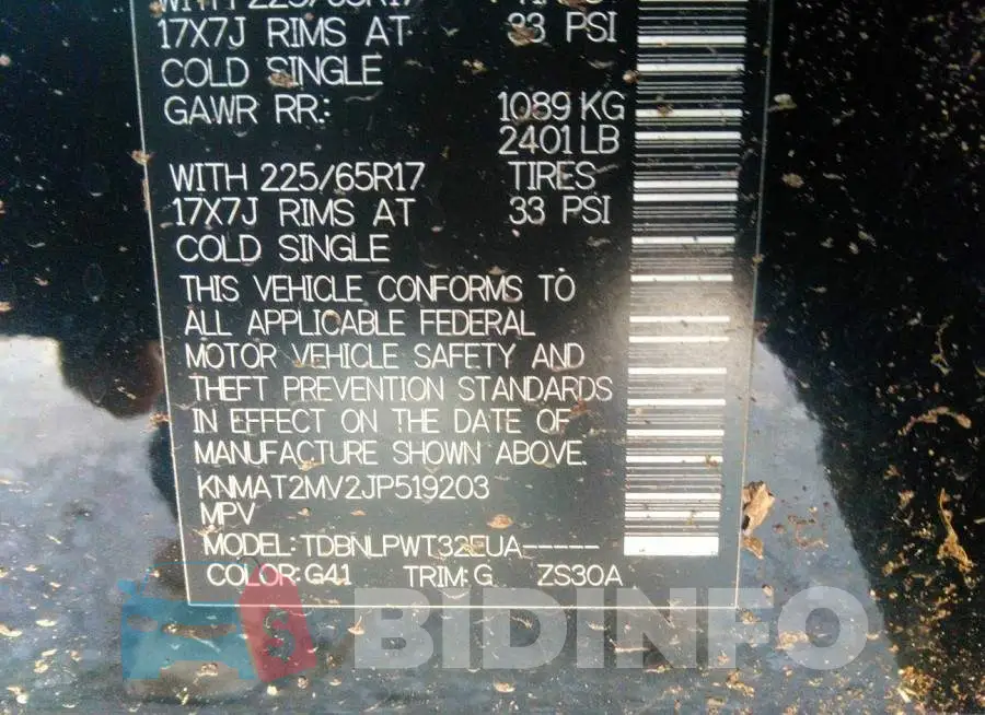 KNMAT2MV2JP519203 Photo# 9