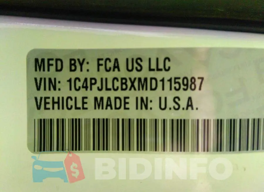 1C4PJLCBXMD115987 Photo# 9