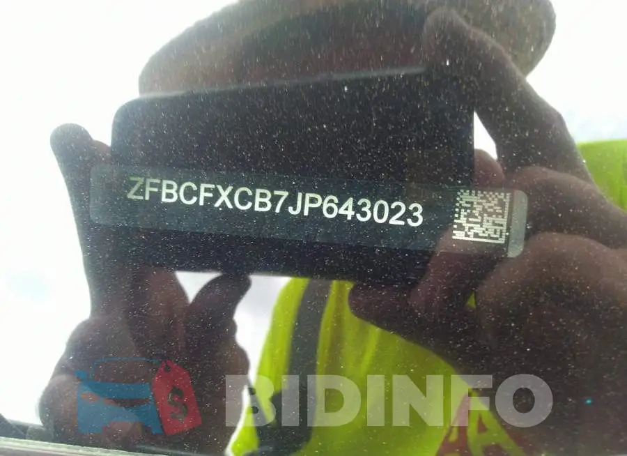 ZFBCFXCB7JP643023 Photo# 9