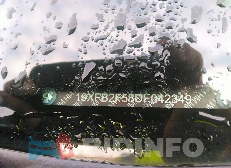 19XFB2F58DE042349 Photo# 9