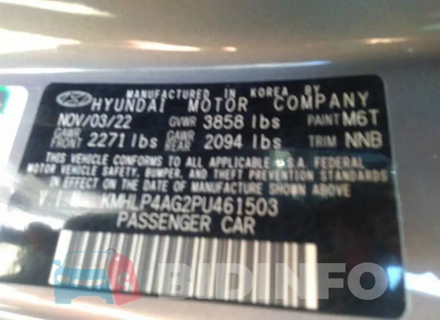 KMHLP4AG2PU461503 Photo# 9